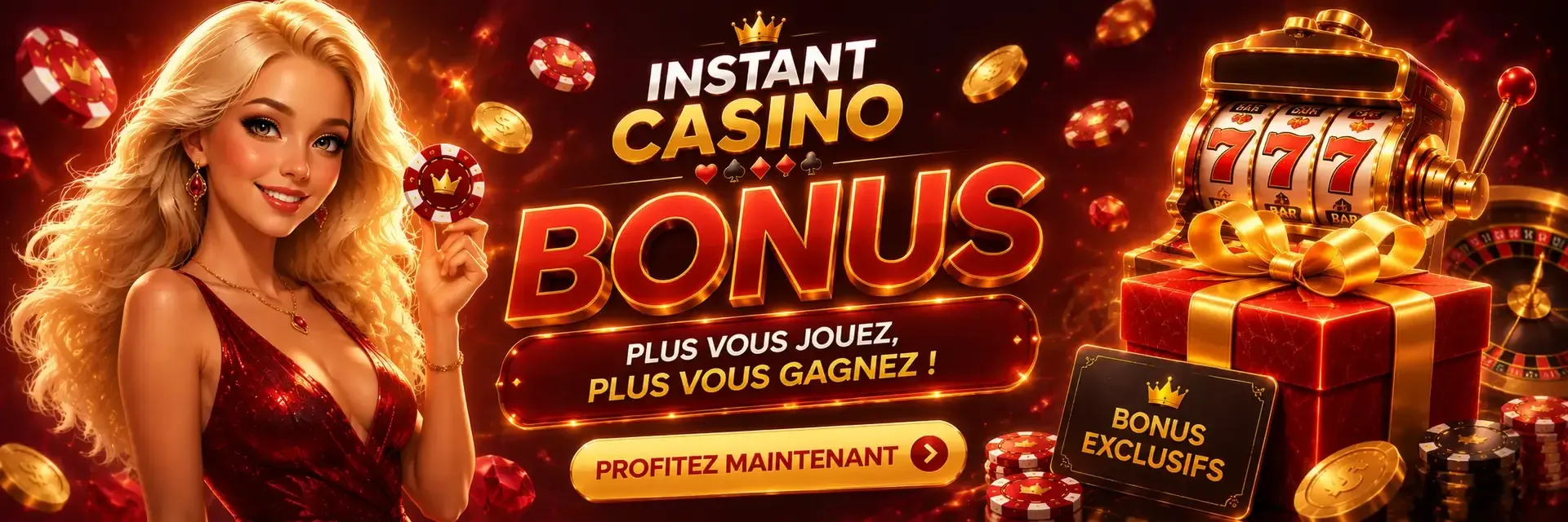 bonus exclusif pour instant casino